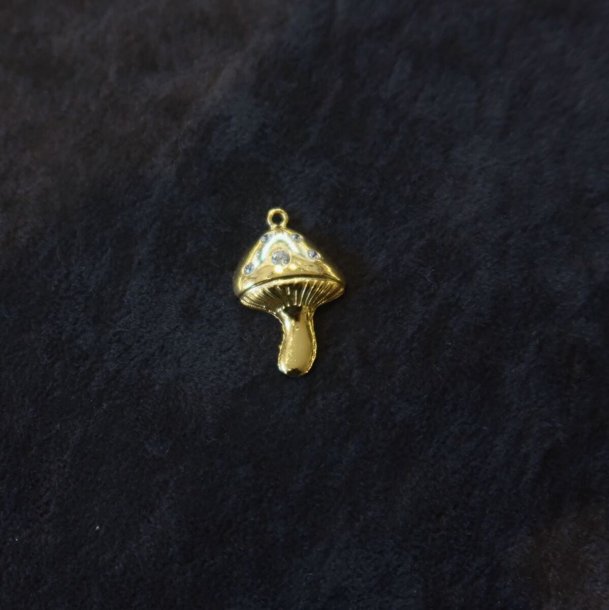 Taşlı Mantar Figürlü Charm - 1