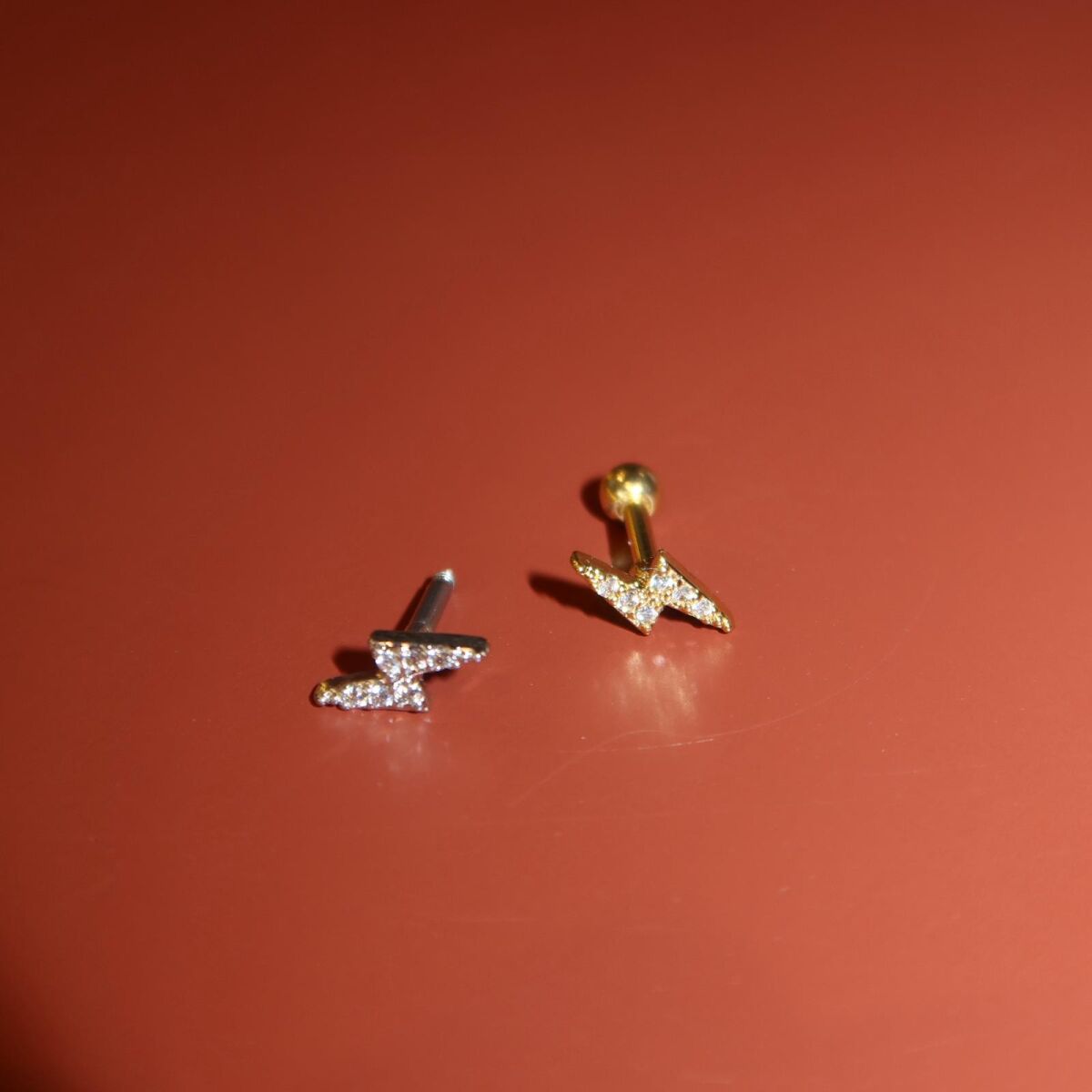 Taşlı Şimşek Piercing - 1