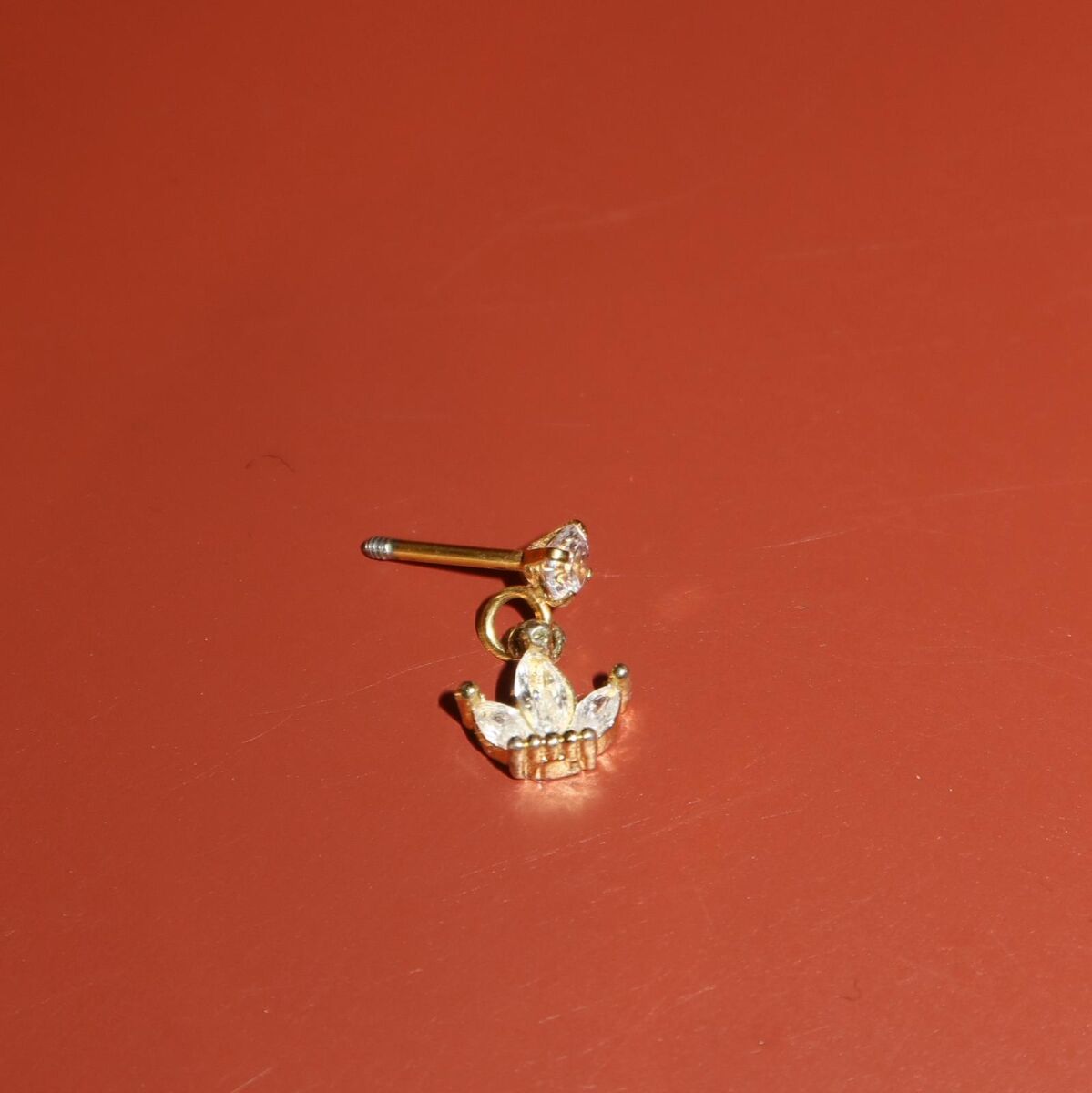 Taşlı Taç Piercing - 1