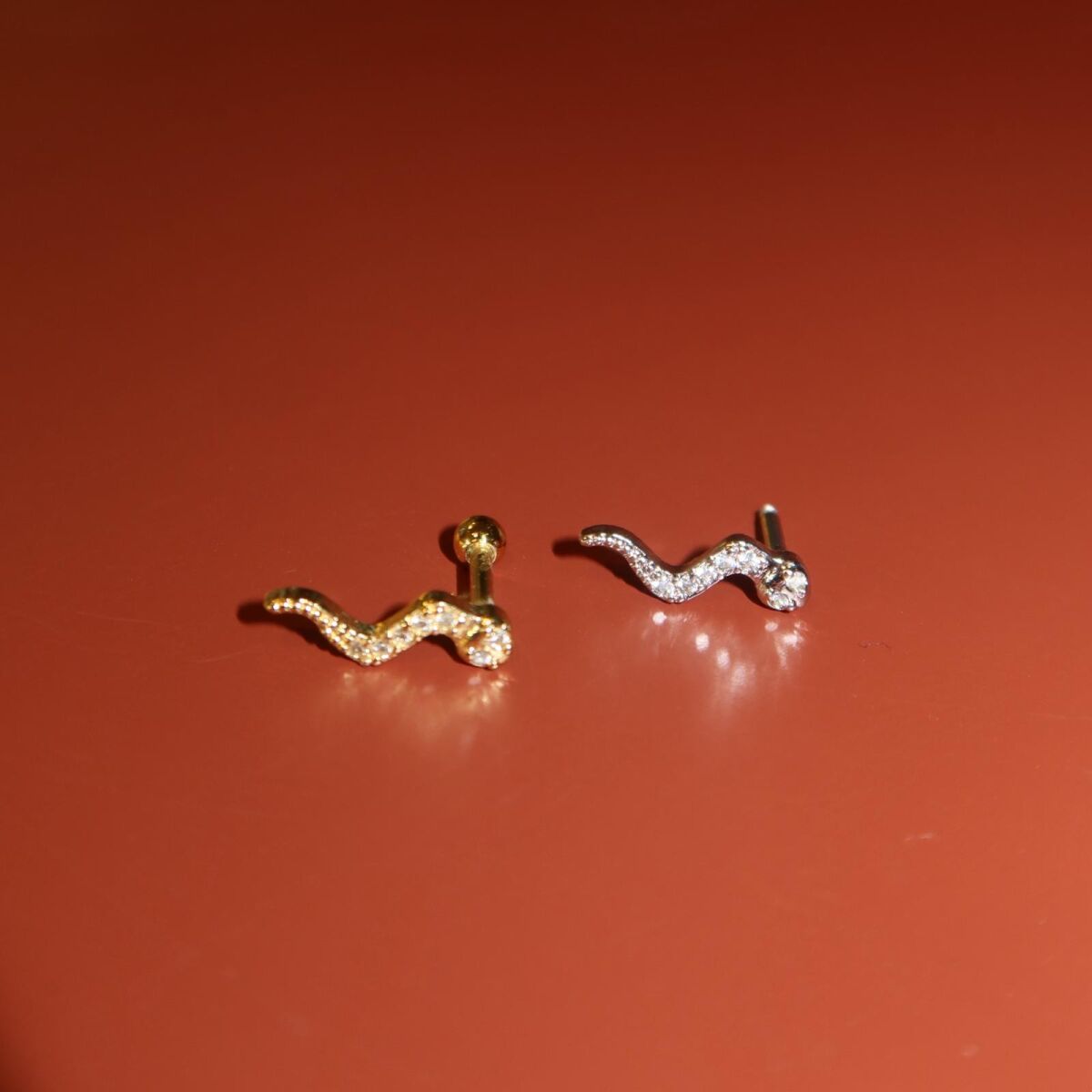 Taşlı Yılan Piercing - 1