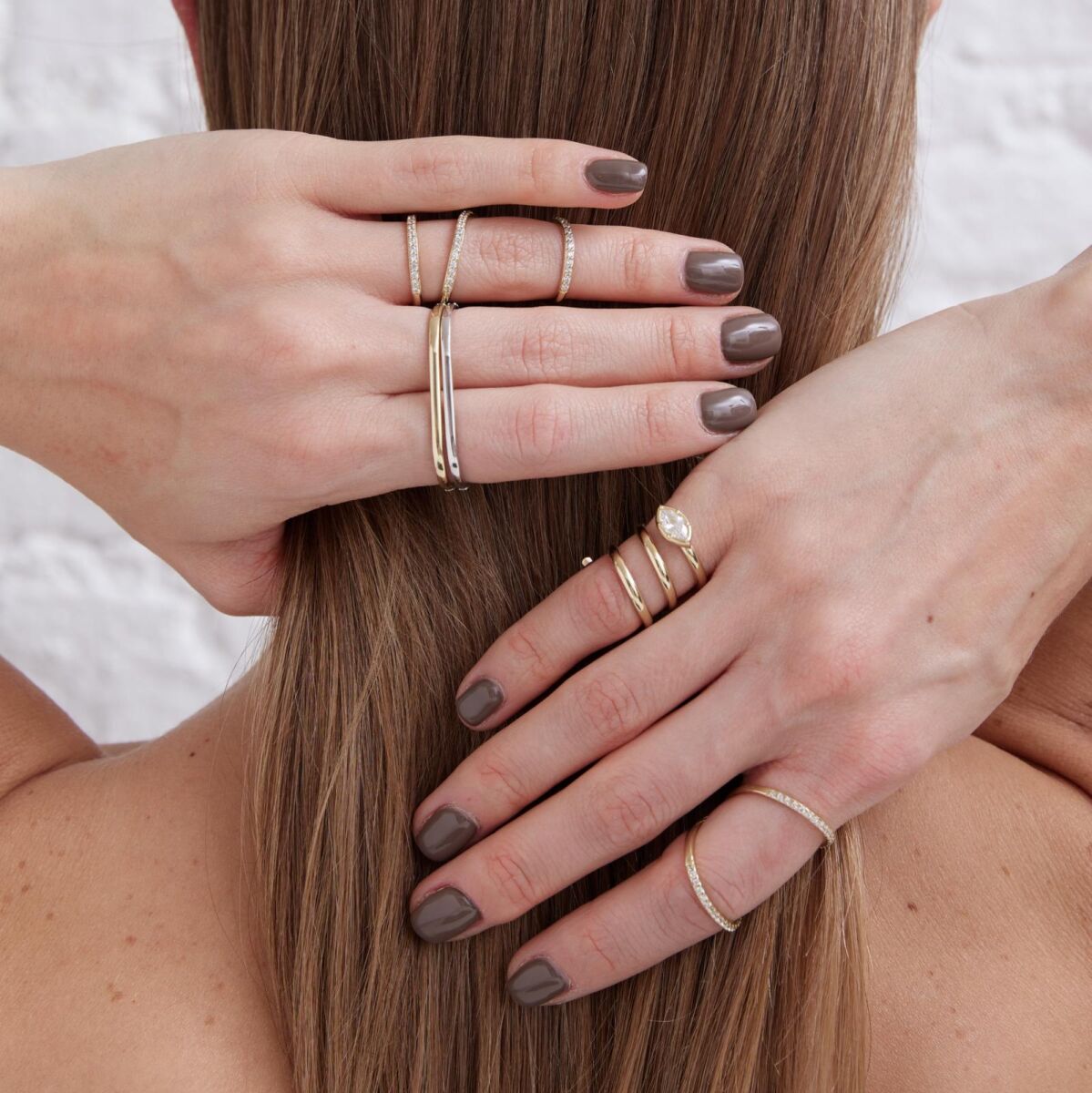 Taşlı Yılan Yüzük | 14 Ayar Altın - 1