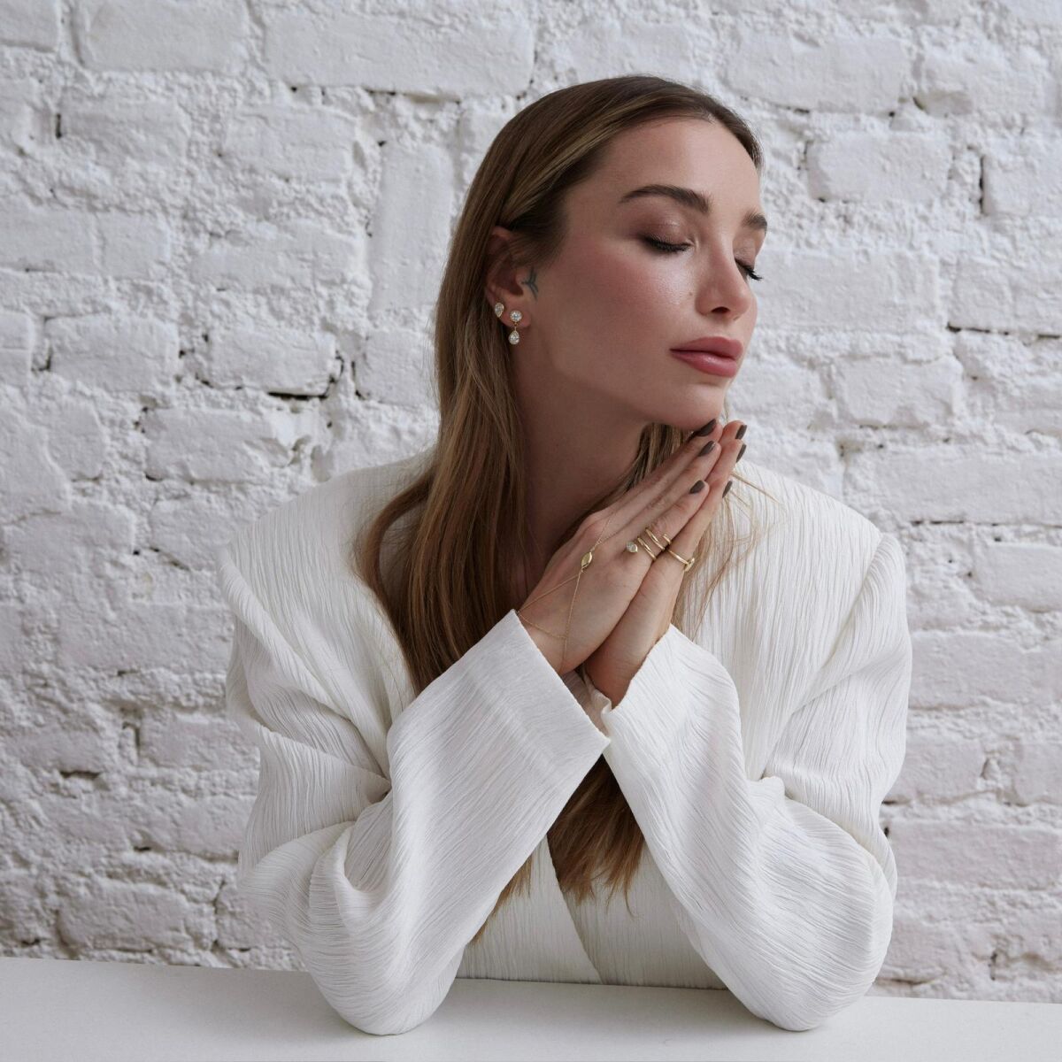 Taşlı Yılan Yüzük | 14 Ayar Altın - 3