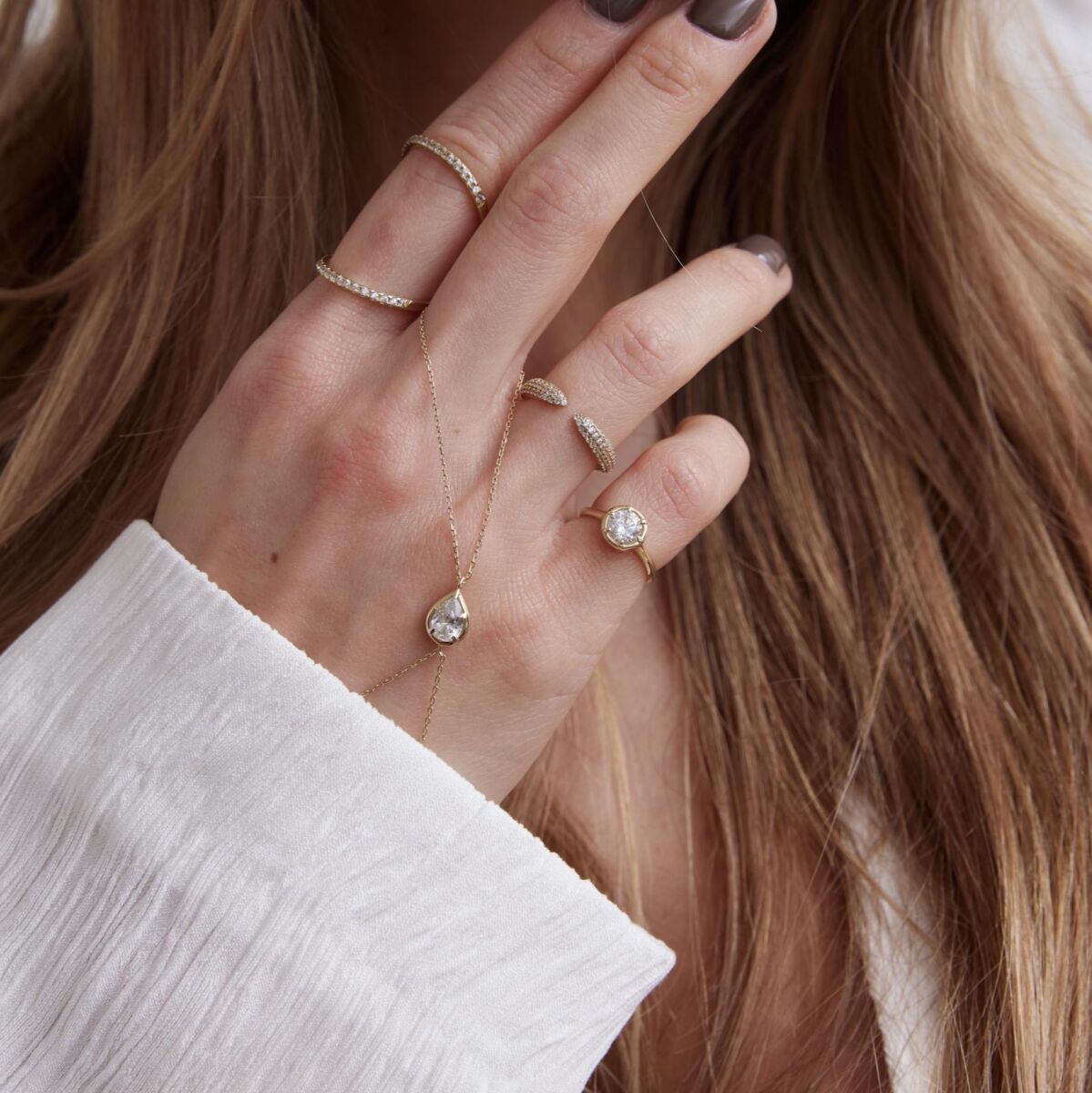 Taşlı Yüzük | 14 Ayar Altın - 1