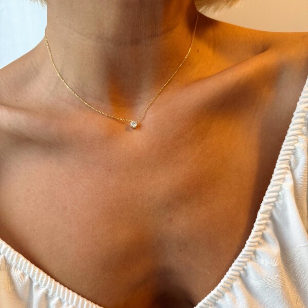 Tek Taş Kolye | 925 Gümüş - Fi Season (1)