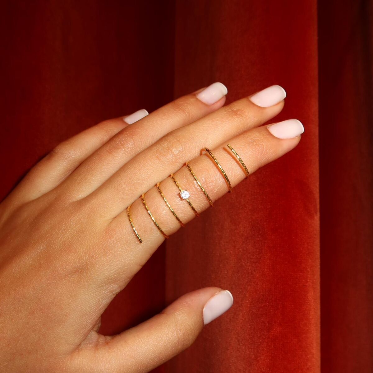 Tek Taşlı Sarmal Yüzük | 925 Gümüş - 3