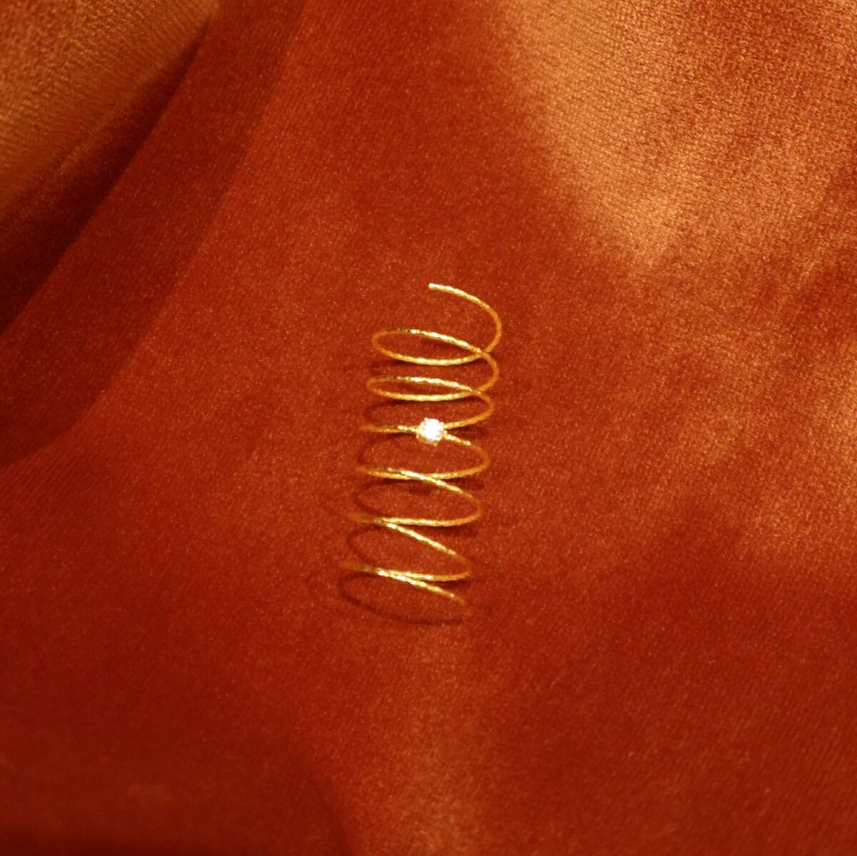 Tek Taşlı Sarmal Yüzük | 925 Gümüş - 8