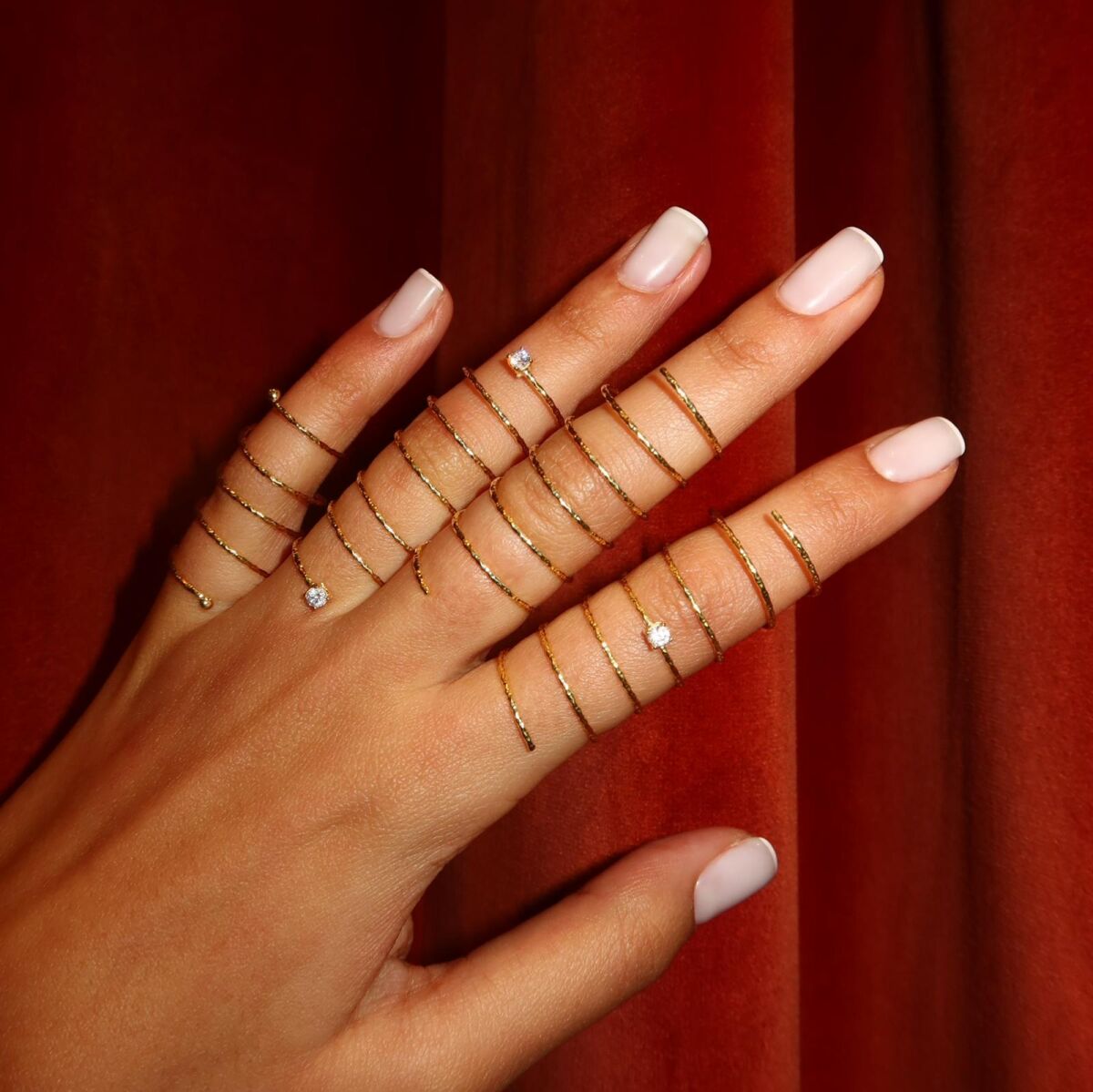 Tek Taşlı Sarmal Yüzük | 925 Gümüş - 6