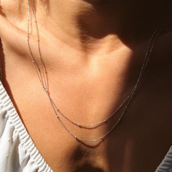 Top Zincirli Kolye | 925 Gümüş - 3