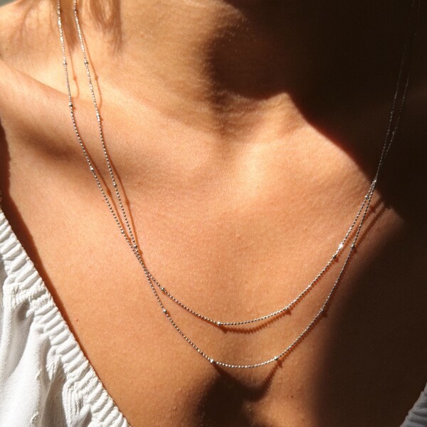 Top Zincirli Kolye | 925 Gümüş - 2