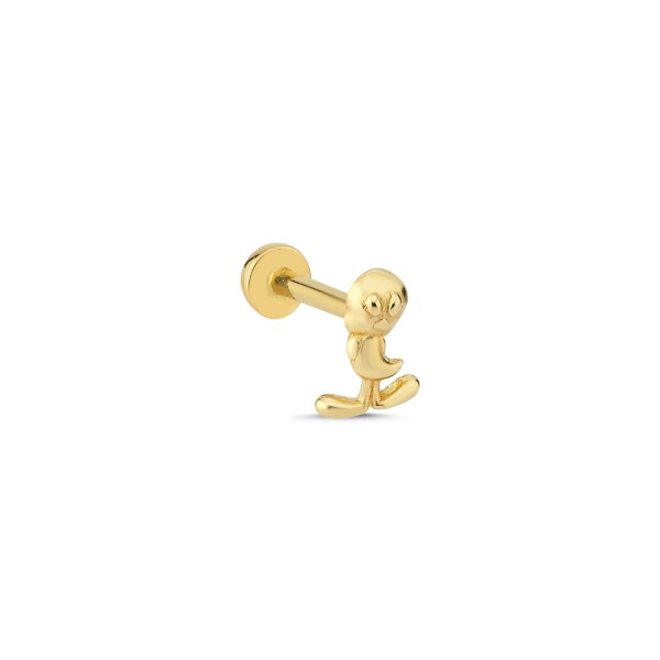 Tweety Figürlü Tragus Piercing | 14 Ayar Altın - Fi Season