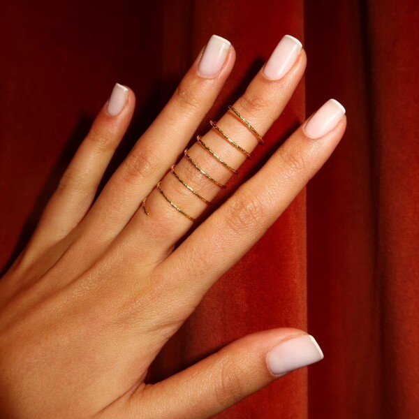 Uzun Sarmal Yüzük | 925 Gümüş - Fi Season