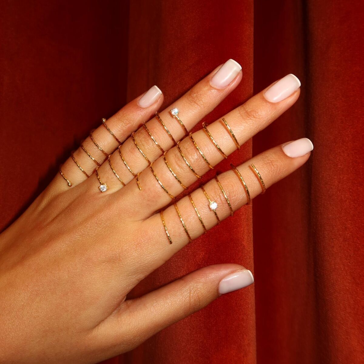 Uzun Sarmal Yüzük | 925 Gümüş - 6