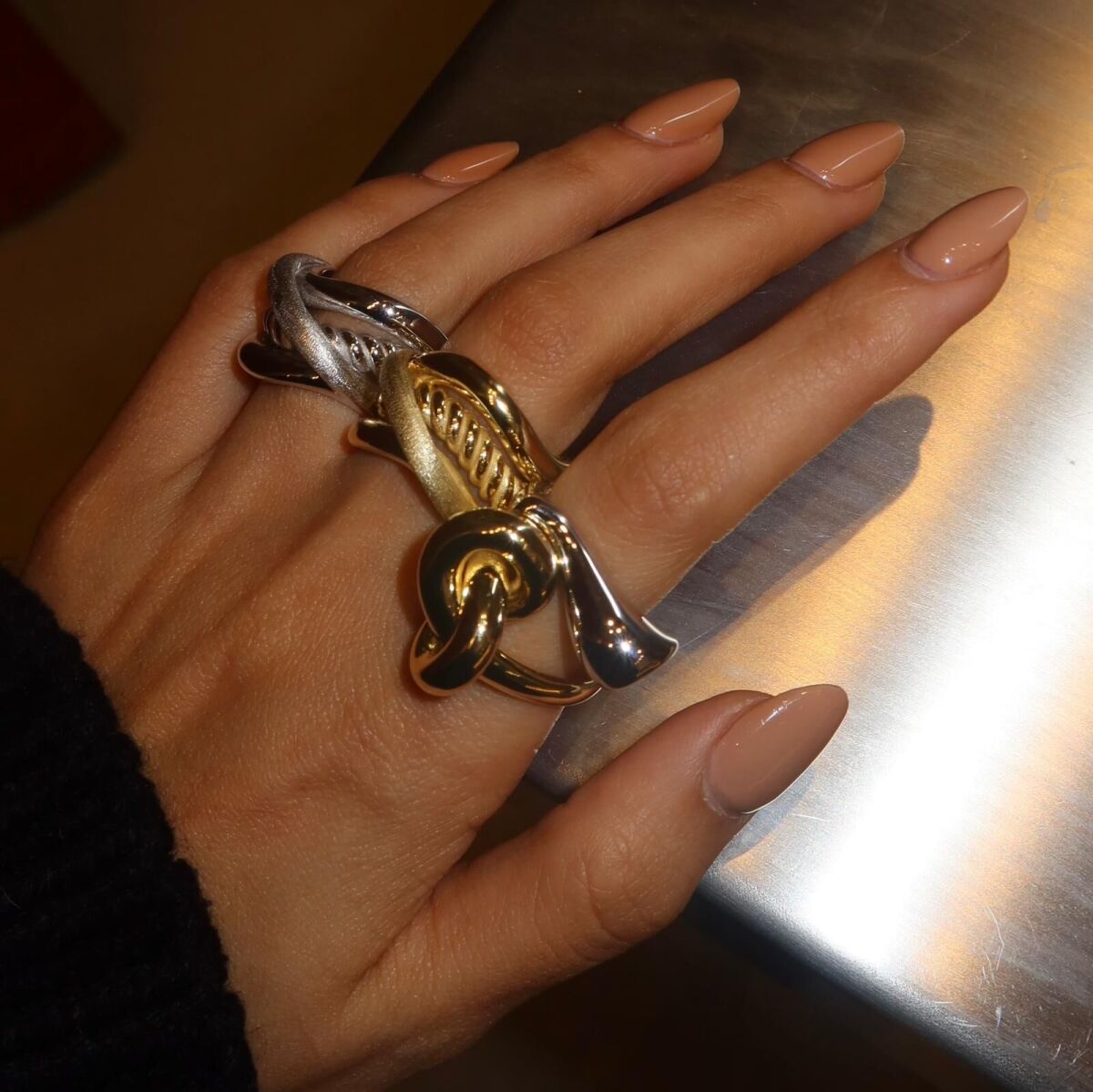 Yamuk Yüzük | 925 Gümüş - 6