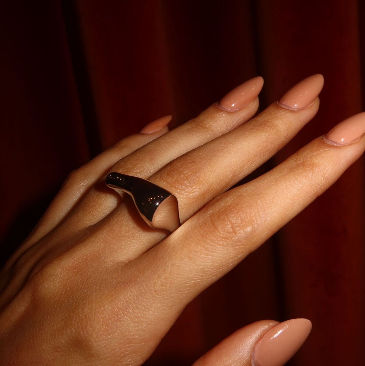 Yamuk Yüzük | 925 Gümüş - 7