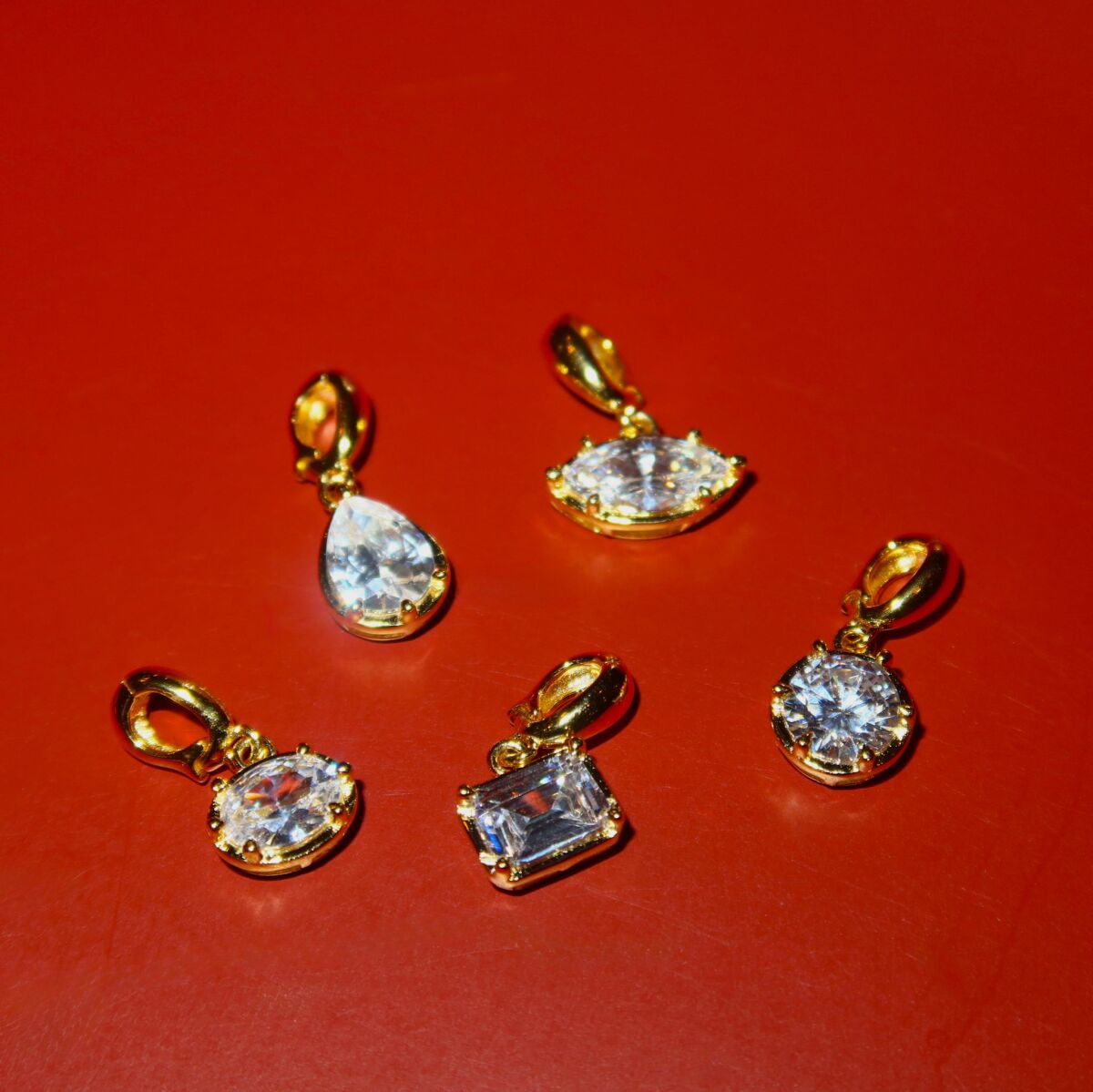 Zirkon Taş Kolye Ucu | 925 Gümüş - 1